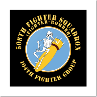 508th Fighter Squadron (Fighter Bomber), 404th Fighter Group X 300 Posters and Art